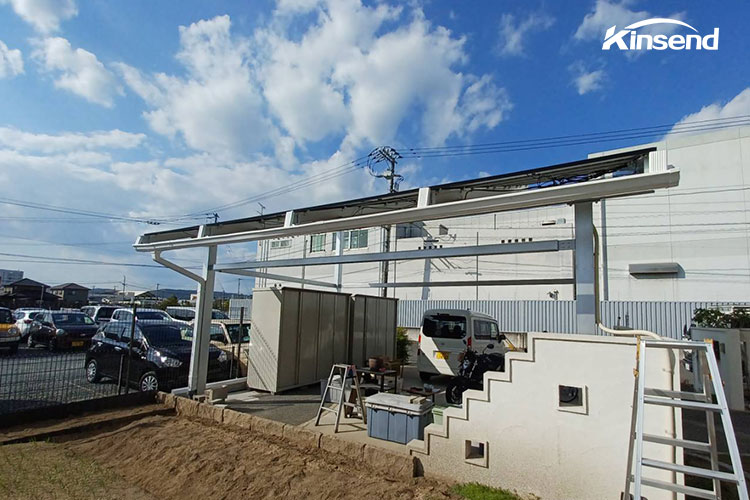 solar carport frame