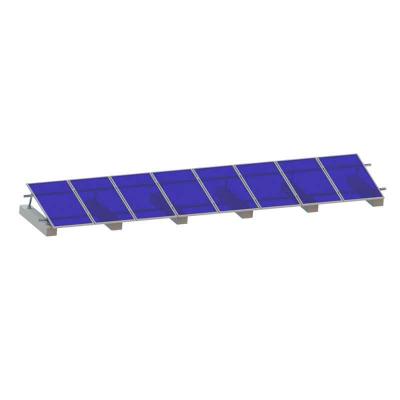조정 가능한 태양 광 설치 시스템 for 편평한 지붕 금속 지붕