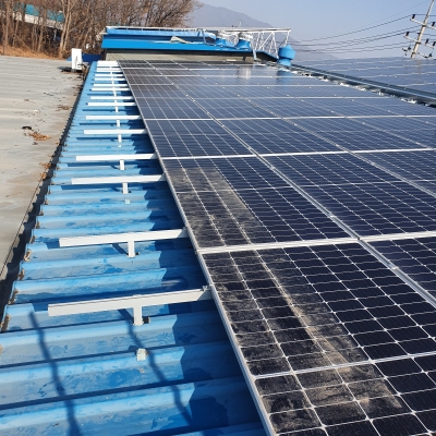 태양 광 PV 마운팅 주석 지붕 후크 알루미늄 L 피트가 발생합니다