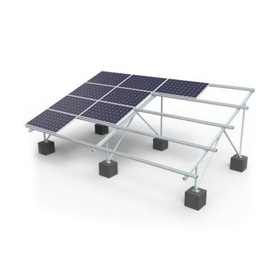 콘크리트 기초가 있는 태양광 접지 장착 시스템 - W 유형
