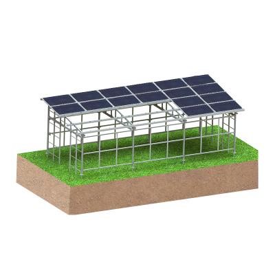 온실 농업용 태양 광 설치 시스템