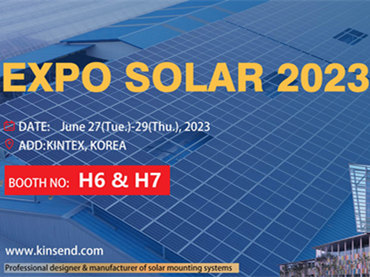 2023 KOREA EXPO SOLAR, Kinsend 부스: H6 & H7